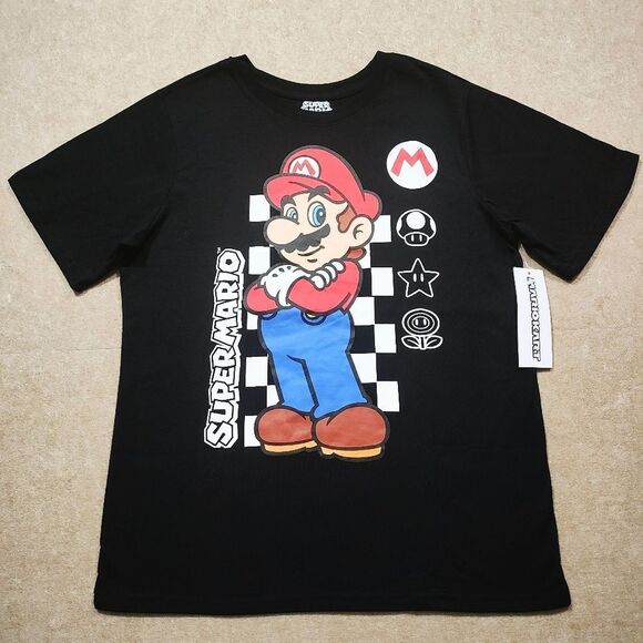 Nintendo Super Mario Graphic Short Sleeve T-Shirt #G - Picture 2 of 3
